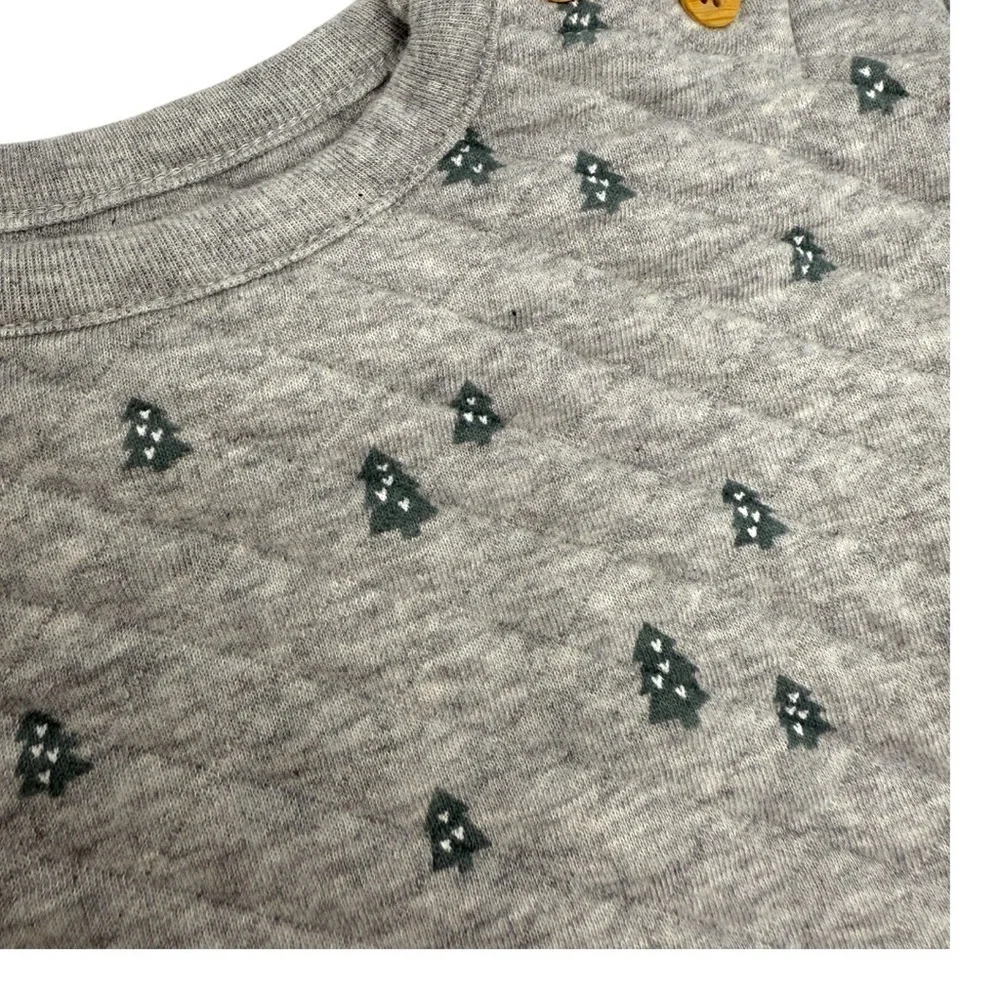 Little Planet Organic Carter’s Evergreen Trees Quilted Sweatshirt Pants Set